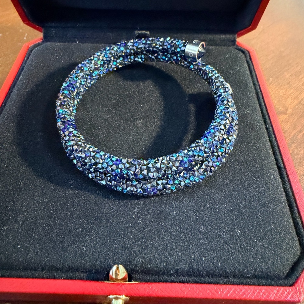 Swarovski Elegant Blue Crystal Bracelet